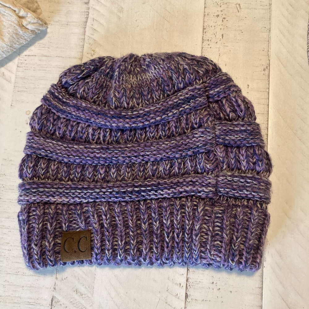 CC purple hat beanie - new, never used.
